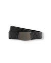 เข็มขัดผู้ชาย COACH CW362 BOXED PLAQUE AND HARNESS BUCKLE CUT TO SIZE REVERSIBLE BELT, 38 MM (QBMI5)