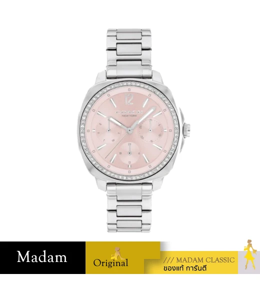 นาฬิกา COACH 14504392 KITT SILVER STEEL Women's Watch 34 mm.