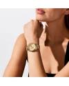 นาฬิกา Mini Ritz Pavé Gold-Tone Watch