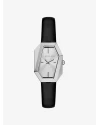 นาฬิกา Suri Silver-Tone and Leather Watch - MK4881