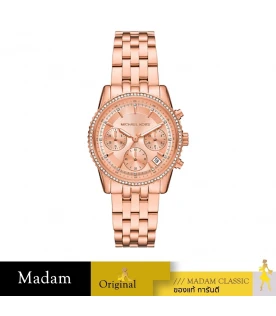 นาฬิกา Mini Ritz Pavé Rose Gold-Tone Watch