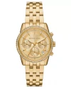 นาฬิกา Mini Ritz Pavé Gold-Tone Watch