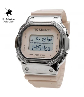 นาฬิกา US Master Polo Club  AS11.243A-GY-PK AS11.243A	