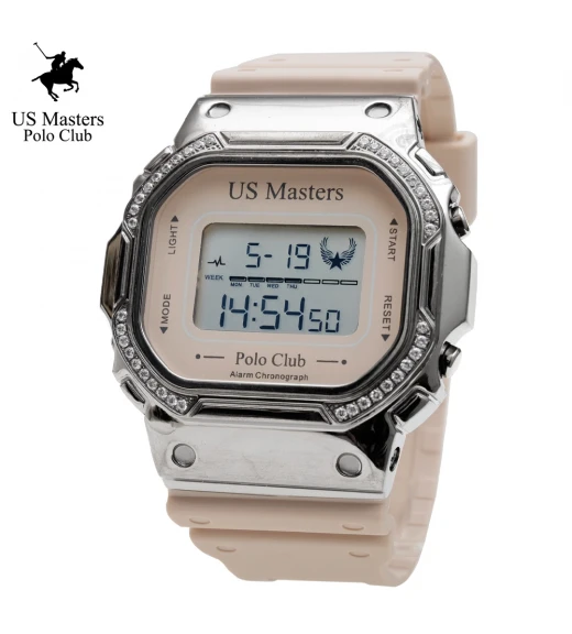 นาฬิกา US Master Polo Club  AS11.243A-GY-PK AS11.243A	