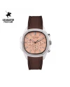 นาฬิกา US Master Polo Club TIMES SQUARE CHRONOGRAPH  BROWN / LIGHT ORANGE	