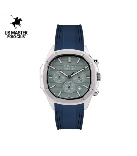 นาฬิกา US Master Polo Club TIMES SQUARE CHRONOGRAPH  BLUE / SEA GREEN	