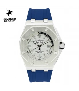 นาฬิกา US Master Polo Club SIGNATURE OCTAGON ROYAL Blue / White	