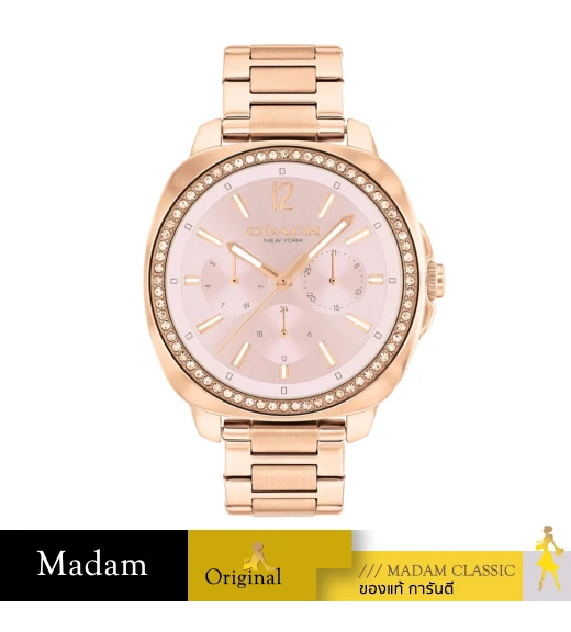 นาฬิกา Coach 14504399 kitt chronograph Women's Watch ,Stainless steel  ,Rose Gold