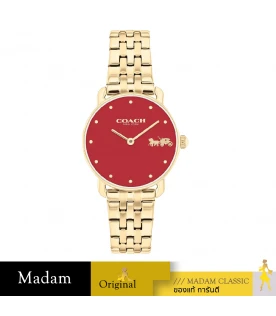 นาฬิกา COACH 14504445 Elliot Women's Watch Stainless steel Gold / Red