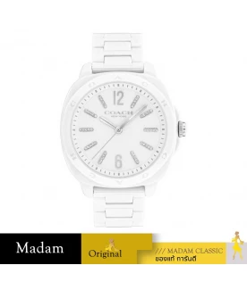 นาฬิกา COACH 14504407 kitt chronograph Women's Watch Ceramic  White		