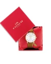 นาฬิกา COACH 14504449 Ladies Elliot Women's Watch Leather Gold / White