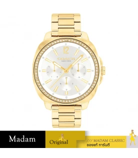 นาฬิกา COACH 14504397 kitt chronograph Women's Watch Stainless steel  Gold / Silver		