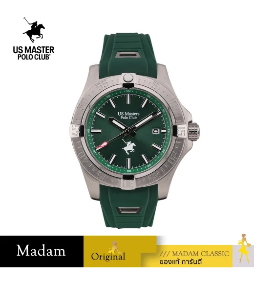 นาฬิกา US Master Polo Club USM-DD18-GN OHIO CLASS ADAMANTINE DATE GREEN	