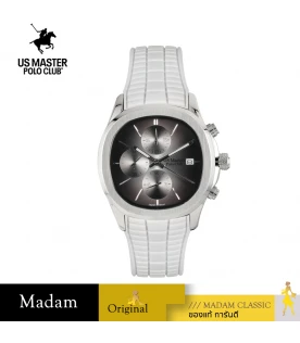 นาฬิกา US Master Polo Club USM-DD38-WE-GY THE EMPIRE CHONOGRAPH DATE WHITE / GREY	