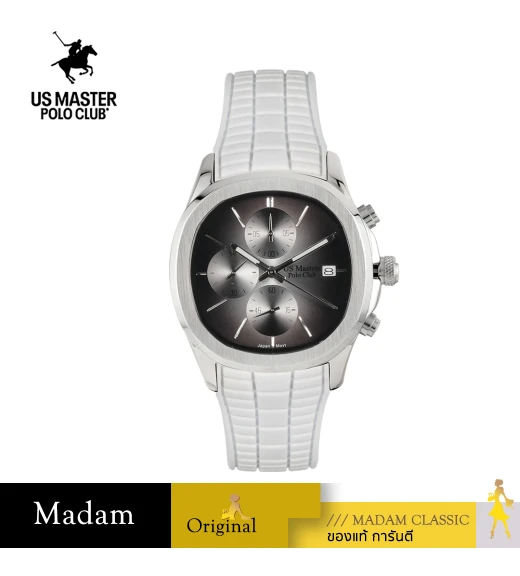 นาฬิกา US Master Polo Club USM-DD38-WE-GY THE EMPIRE CHONOGRAPH DATE WHITE / GREY	