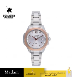 นาฬิกา US Master Polo Club USM-DD23-RG-WE FIRST LADY NO.1 CLASSIC DATE ROSEGOLD / WHITE	