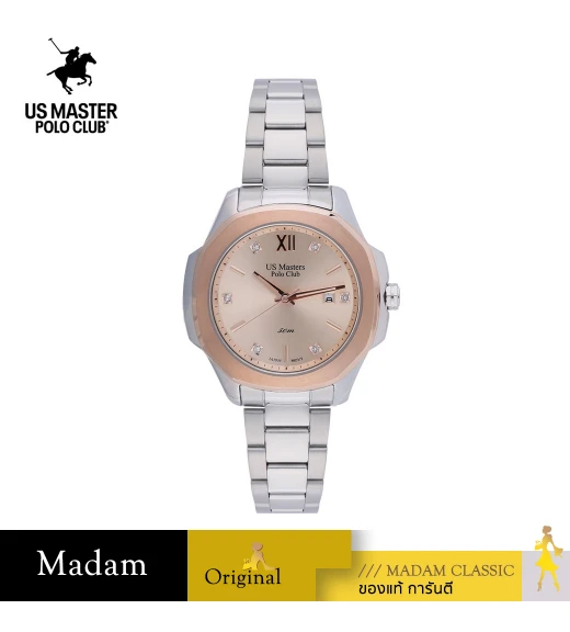 นาฬิกา US Master Polo Club USM-DD23-RG FIRST LADY NO.1 CLASSIC DATE ROSEGOLD	