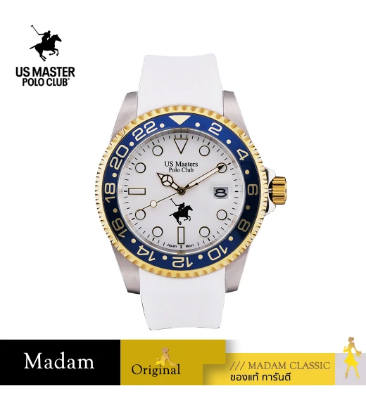 นาฬิกา US Master Polo Club USM-DD32-WE OHIO CLASS M.3 DATE WHITE	