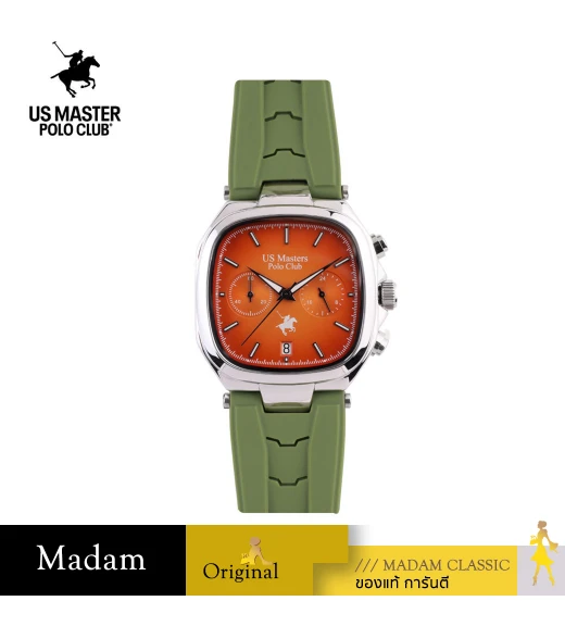 นาฬิกา US Master Polo Club USM-DD06-GN-OR TIMES SQUARE CHRONOGRAPH Green Orange	