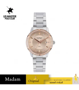 นาฬิกา US Master Polo Club USM-DD25-RG NEW YORK LADY DIAMOND ROSE GOLD	