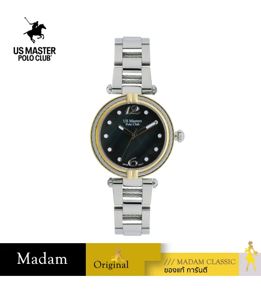 นาฬิกา US Master Polo Club USM-DD33-BK LADY FIRST STRING BLACK	