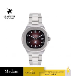 นาฬิกา US Master Polo Club USM-DD17-BBR THE EMPIRE CLASSIC DATE  Black / Brown	