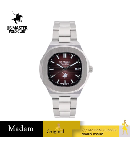 นาฬิกา US Master Polo Club USM-DD17-BBR THE EMPIRE CLASSIC DATE  Black / Brown	