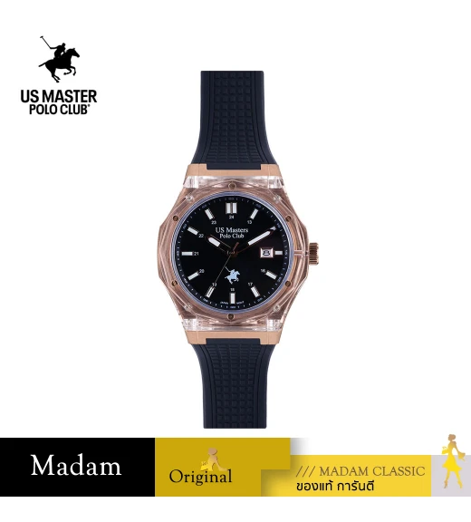 นาฬิกา US Master Polo Club USM-DD48-RG-BK DETROIT JELLYFISH ROSEGOLD / BLACK	