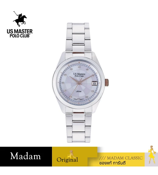นาฬิกา US Master Polo Club USM-DD22-WE FIRST LADY HORIZON DATE WHITE	