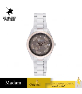 นาฬิกา US Master Polo Club USM-DD22-BR FIRST LADY HORIZON DATE BROWN	