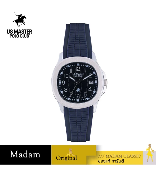 นาฬิกา US Master Polo Club USM-DD42B-BK EMPIRE CLASSIC DATE 40MM BLUE / BLACK	