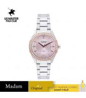 นาฬิกา US Master Polo Club USM-DD27-PK FIRST LADY DIAMOND RING DATE PINK	