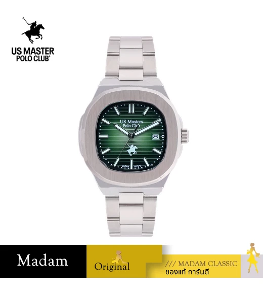 นาฬิกา US Master Polo Club USM-DD17-BGN THE EMPIRE CLASSIC DATE Black / Green	