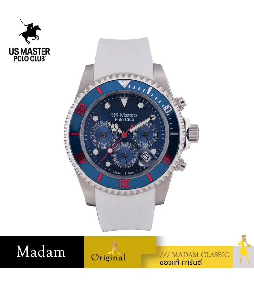 นาฬิกา US Master Polo Club USM-DD31-WE OHIO CLASS CHONO M.1 DATE WHITE	