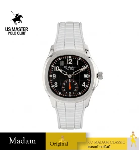 นาฬิกา US Master Polo Club USM-DD39-WE-BK THE EMPIRE 60S DATE WHITE / BLACK	