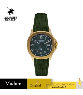 นาฬิกา US Master Polo Club USM-DD42D-GD-GN EMPIRE CLASSIC DATE 40MM GREEN / GOLD GREEN	