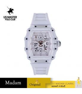 นาฬิกา US Master Polo Club USM-DD47-WE-WE RX-1 GLASS GOBY WHITE / WHITE	
