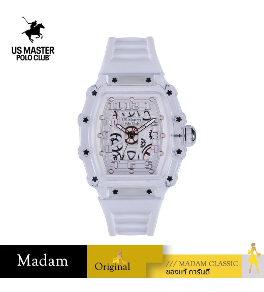 นาฬิกา US Master Polo Club USM-DD47-WE-WE RX-1 GLASS GOBY WHITE / WHITE	