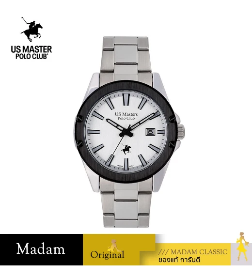 นาฬิกา US Master Polo Club USM-DE03-WE NEW YORK DATE 42.5MM WHITE	