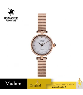 นาฬิกา US Master Polo Club USM-DE20-RG-WE FIRST LADY PEARL OYSTER ROSEGOLD / WHITE	