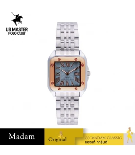 นาฬิกา US Master Polo Club USM-DE16R-LBU FIRST LADY NO.4 33MM ROSEGOLD / LIGHT BLUE	