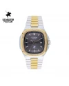 นาฬิกา US Master Polo Club USM-DF04-SGD-GY TIMES SQUARE DIAMOND DATE SILVER GOLD / GREY	