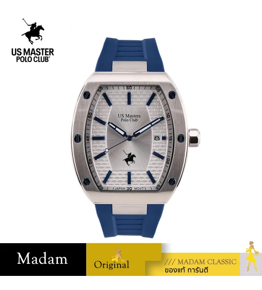 นาฬิกา US Master Polo Club USM-DE13-BU-WE RX-1 TITAN DATE BLUE / WHITE	