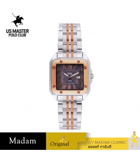 นาฬิกา US Master Polo Club USM-DE16-SRG-DVT FIRST LADY NO.4 33MM SILVER ROSEGOLD / DARK VIOLET	