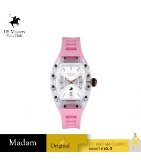 นาฬิกา US Master Polo Club USM-DF03-PK-WE RX-1 MILLIONAIRE SUPER STAR PINK / WHITE	