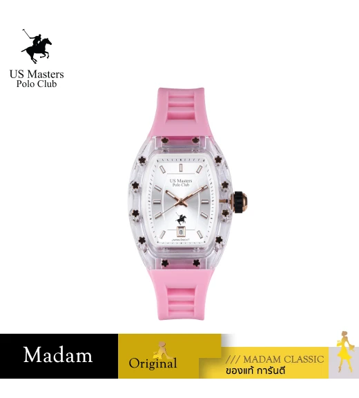 นาฬิกา US Master Polo Club USM-DF03-PK-WE RX-1 MILLIONAIRE SUPER STAR PINK / WHITE	