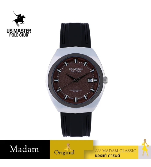 "นาฬิกา US Master Polo Club USM-DE08-BR CHICAGO CLASSIC DATE BROWN "	