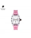 นาฬิกา US Master Polo Club USM-DF03-PK-WE RX-1 MILLIONAIRE SUPER STAR PINK / WHITE	