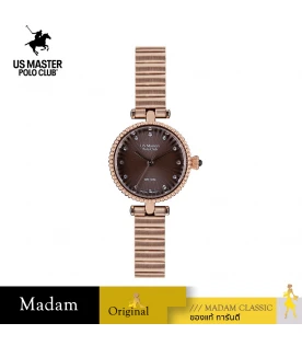 นาฬิกา US Master Polo Club USM-DE20-RG-BR FIRST LADY PEARL OYSTER ROSEGOLD / BROWN	