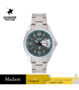 นาฬิกา US Master Polo Club USM-DE04-RGN BOSTON MODERN DAY DATE 42MM ROSEMARY GREEN